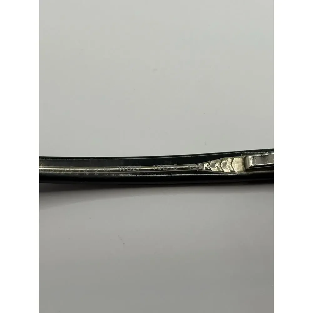 Vogue VO327 49-16 Black Silver Sunglasses w/ Case